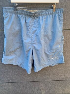 Light Blue Men’s Swim Trunks - Performance Beach Short